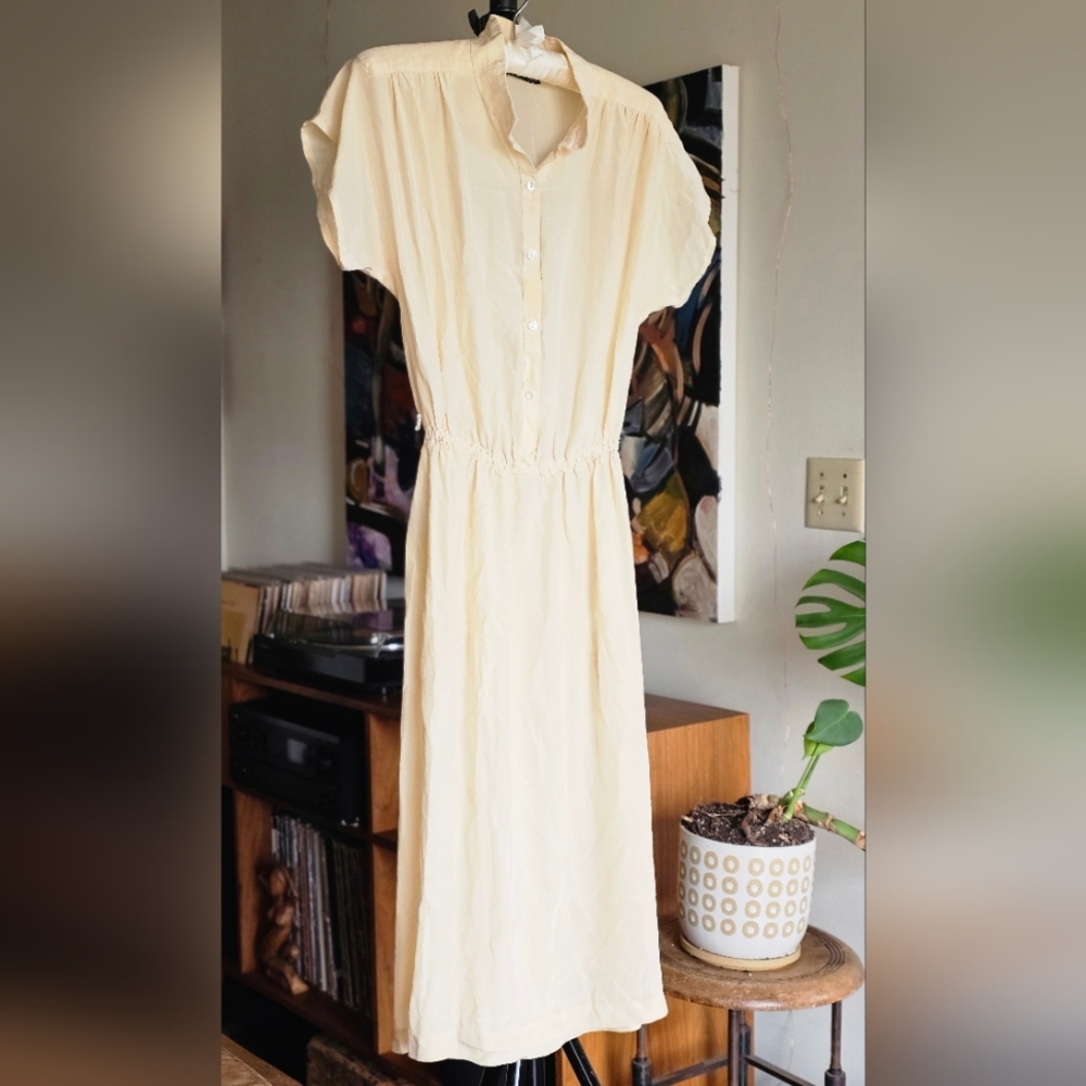 Vintage Carole Little French Silk Midi Dress - Picture 8 of 8